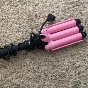 three 1 inch barrel curler